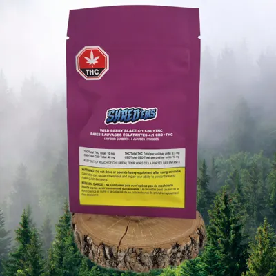 Shred'ems Wild Berry Blaze Gummies · 4 X 4.5g