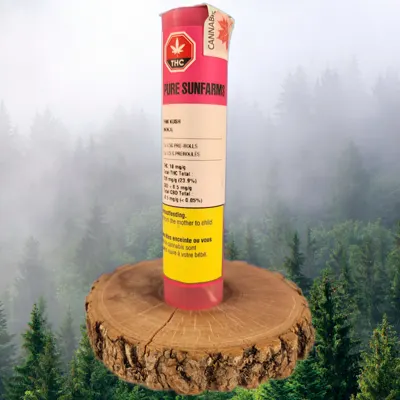 Pure Sunfarms Pink Kush Pre-Rolls · 3 X 0.5g