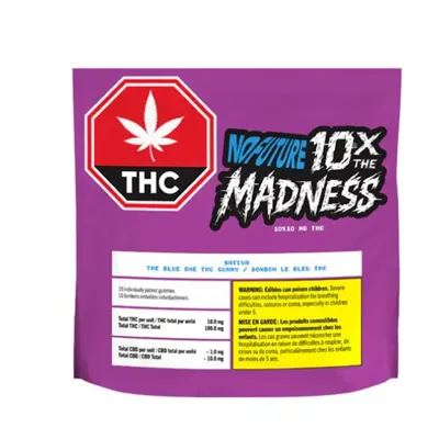 No Future 10x The Madness: The Blue One Sativa THC Gummies · 10 X 10mg