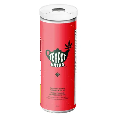 Teapot CBG + Rosin Infused Raspberry Black Tea - 355